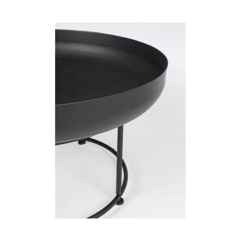 Braciere basso in acciaio verniciato nero D70 cm - Bizzotto