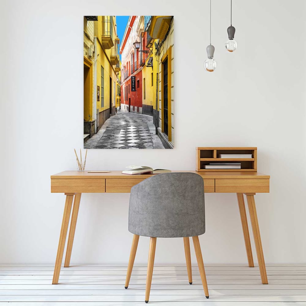 Cuadro calle de españa impresión sobre lienzo 40x60cm - Maisons du Monde