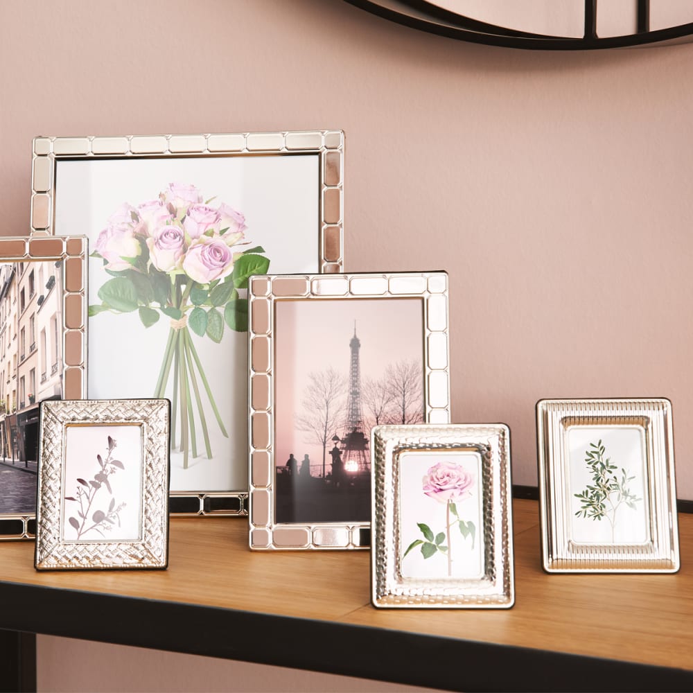 Cadre photo en acier argenté 9x6 - Maisons du Monde