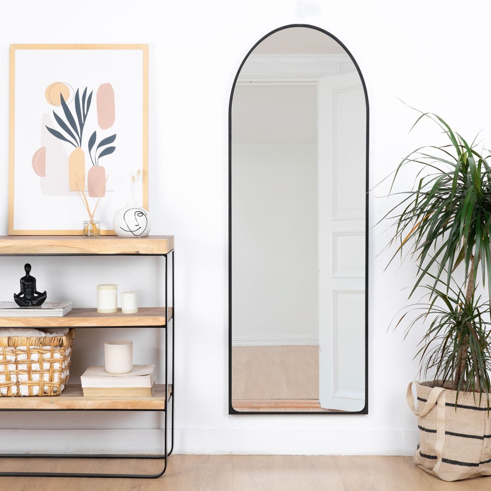 Busu espejo negro dm 54x2x150cm. - Maisons du Monde