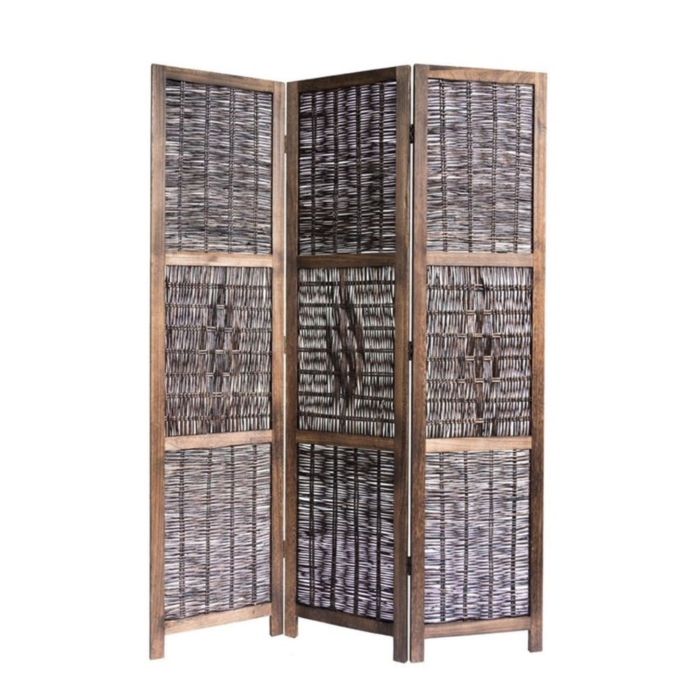 Paravent 3 pans Saule motifs