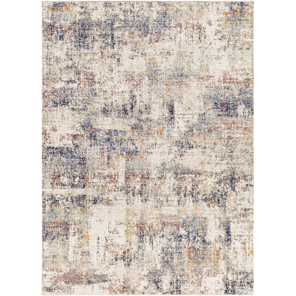 Tappeto astratto moderno crema/blu 200x275 - Livabliss