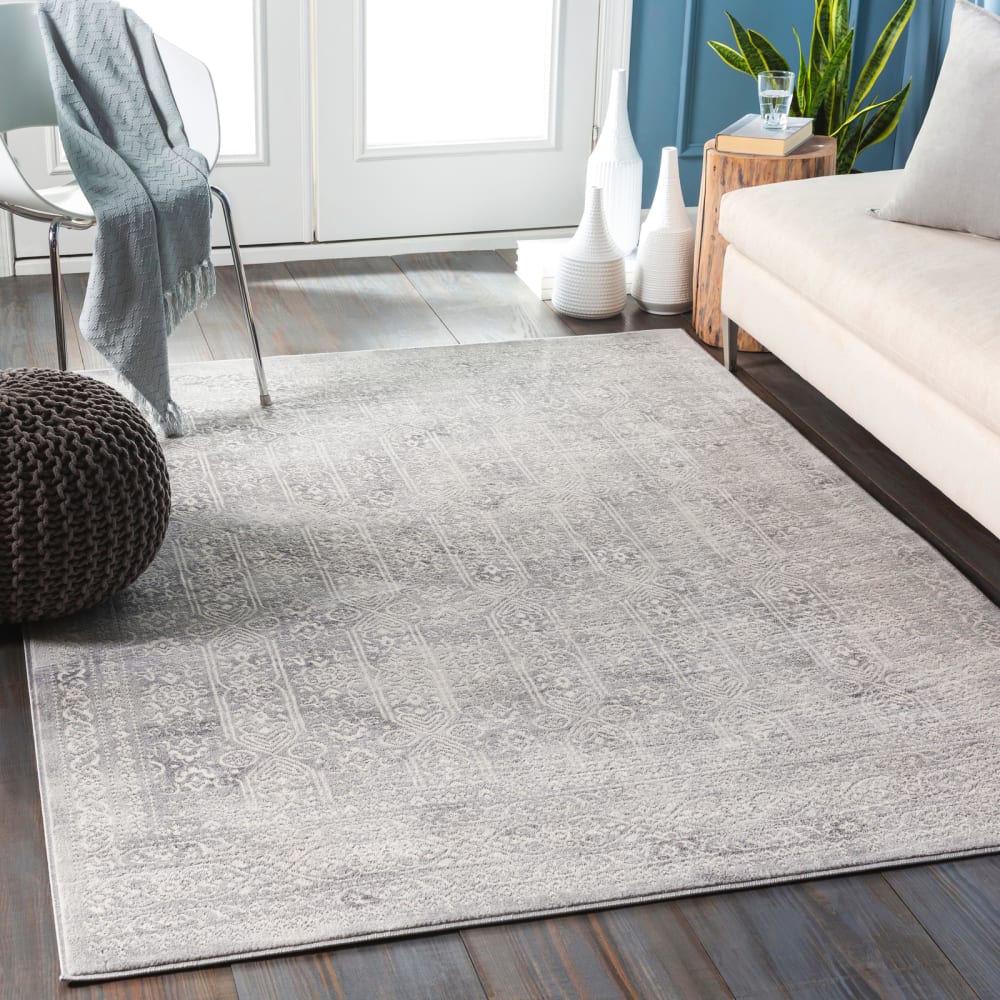 Livabliss Vintage Orientalischer Teppich Weiß/Grau 160x215 style vintage Grau Öko-Tex Zertifikat Pvc - Polyvinlychlorid