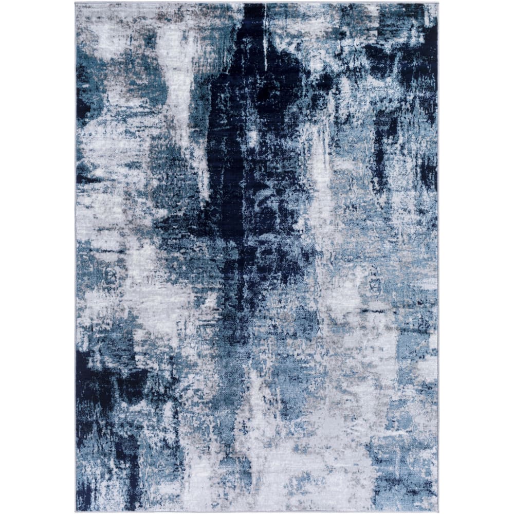 Tappeto astratto moderno blu/grigio 160x220 - Livabliss