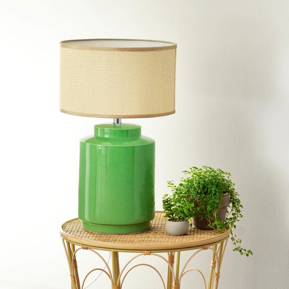 Lampe à poser d'intérieur en céramique vert — vue 4