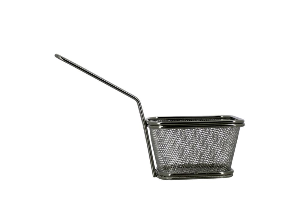 Novastyl Mini panier à frites en acier inoxydable Argenté