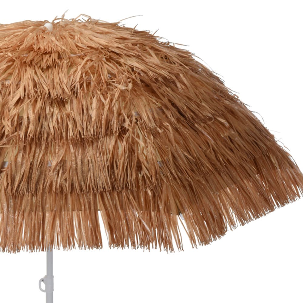 Parasol à franges raphia diamètre 180cm - Maisons du Monde