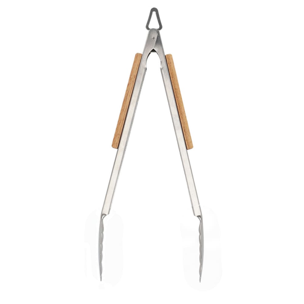 Pince barbecue inox 45 cm bois