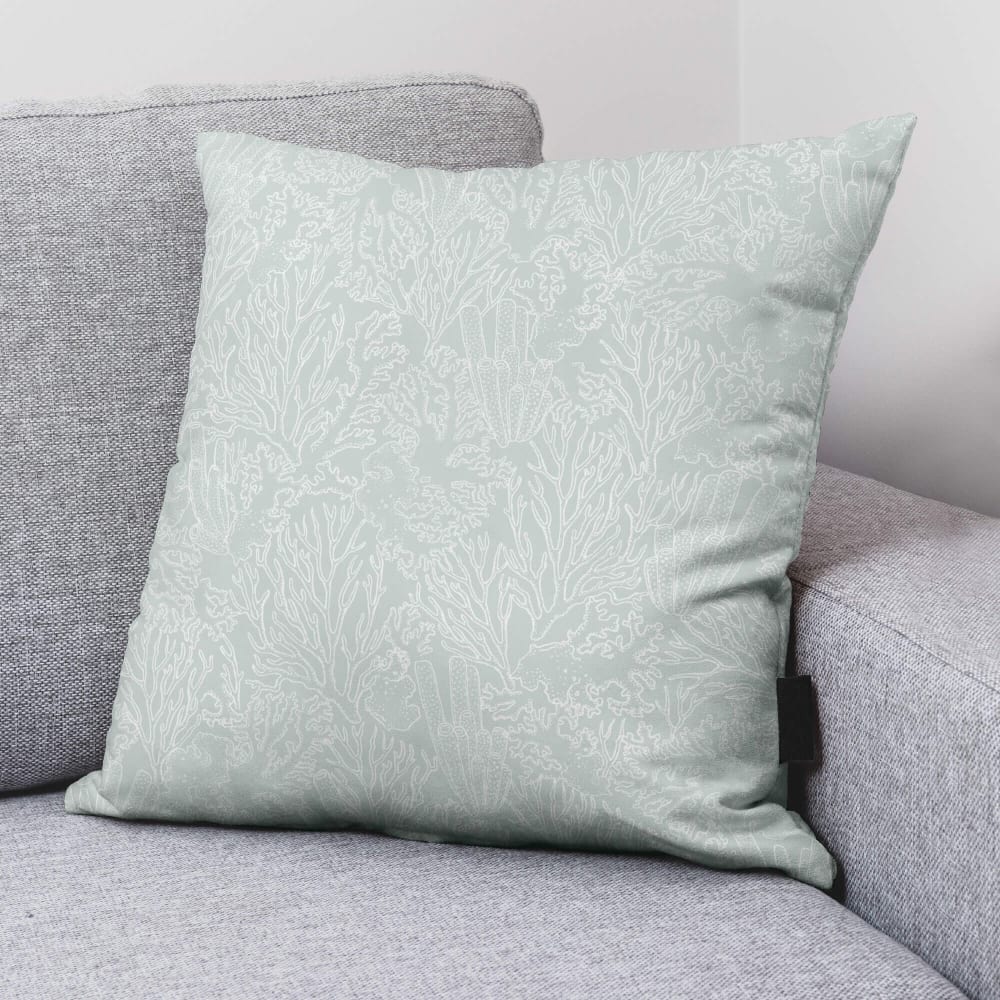 Funda de cojín menta 45x45 cm - Maisons du Monde