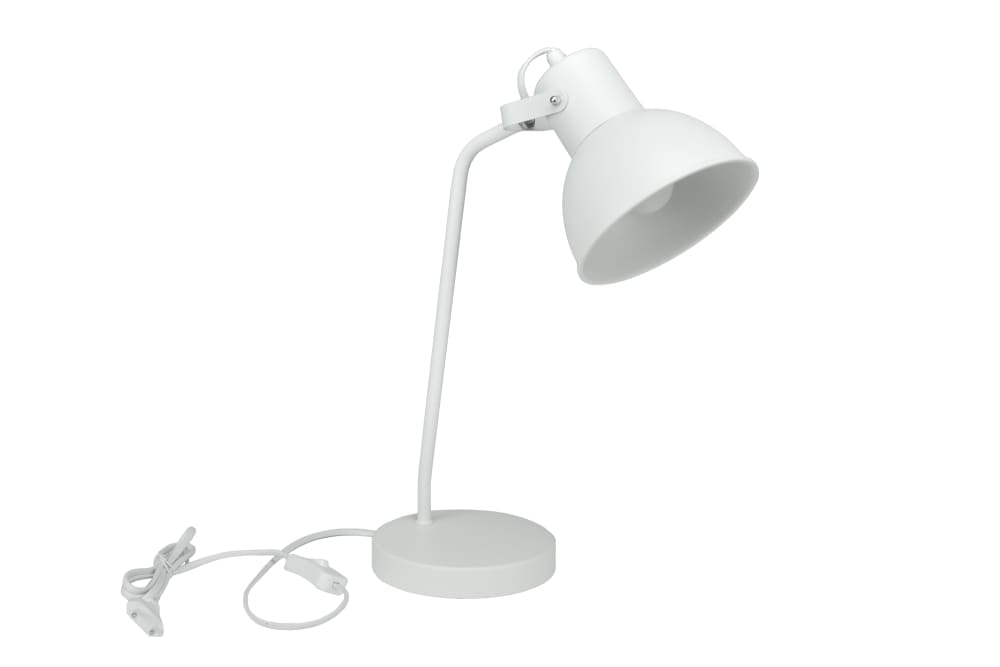 Lampada da tavolo in metallo bianca - Modello Contemporaneo - Metallo