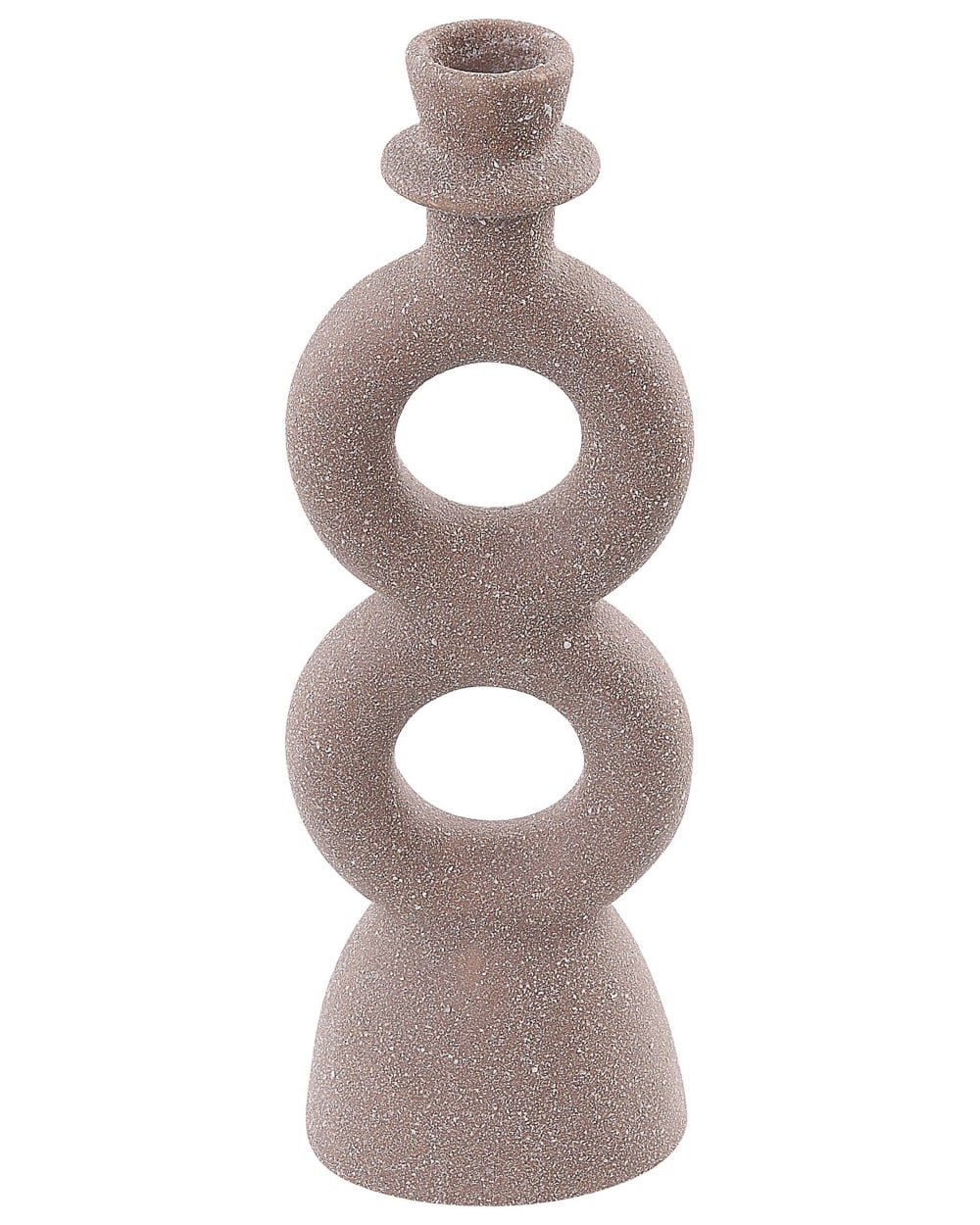KerzenstäNder Aus Keramik 23Cm, Beige