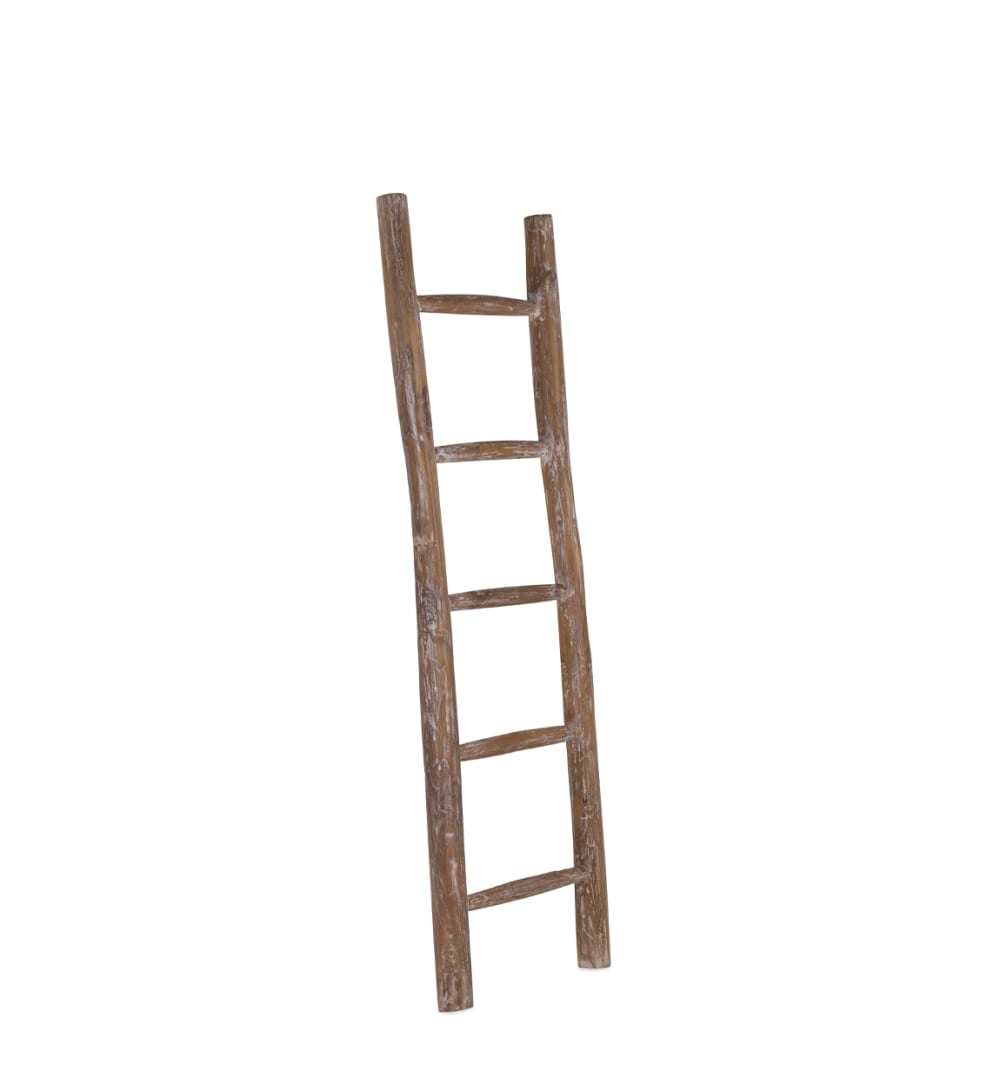 Toallero de madera de teca beige alt. 150 cm