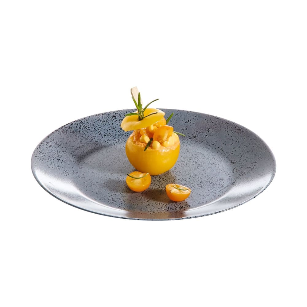 6 assiettes plates noires 25 cm 6 assiettes plates noires 25 cm