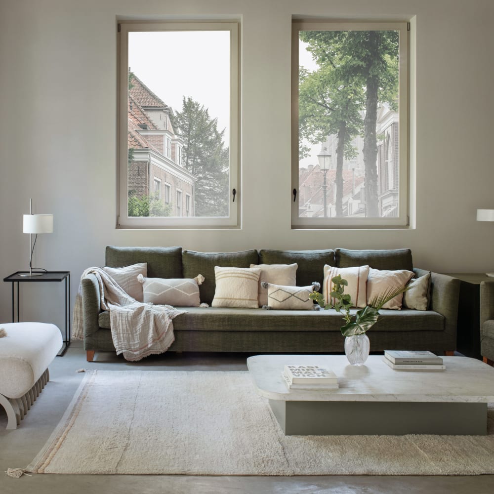 Waschbarer Teppich Bloom Natural - Maisons Du Monde
