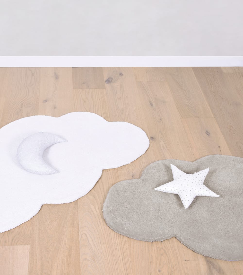 Tapis nuage en coton gris (Lilipinso) - Image 1