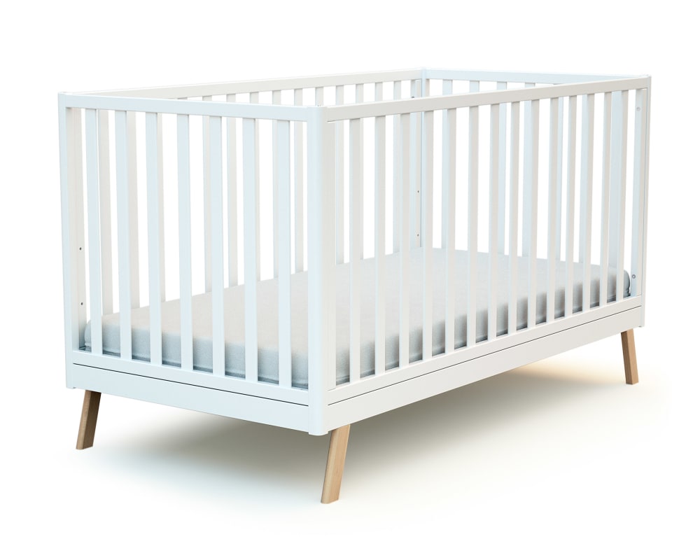 Cuna convertible madera blanco 70 x 140 cm