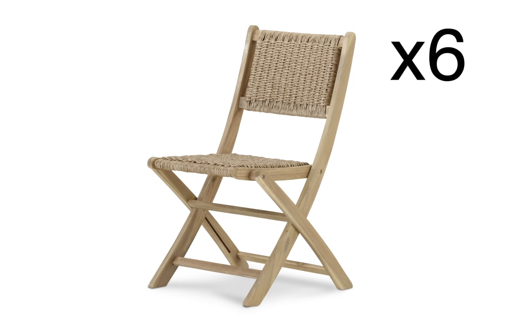 Pack de 6 chaises en