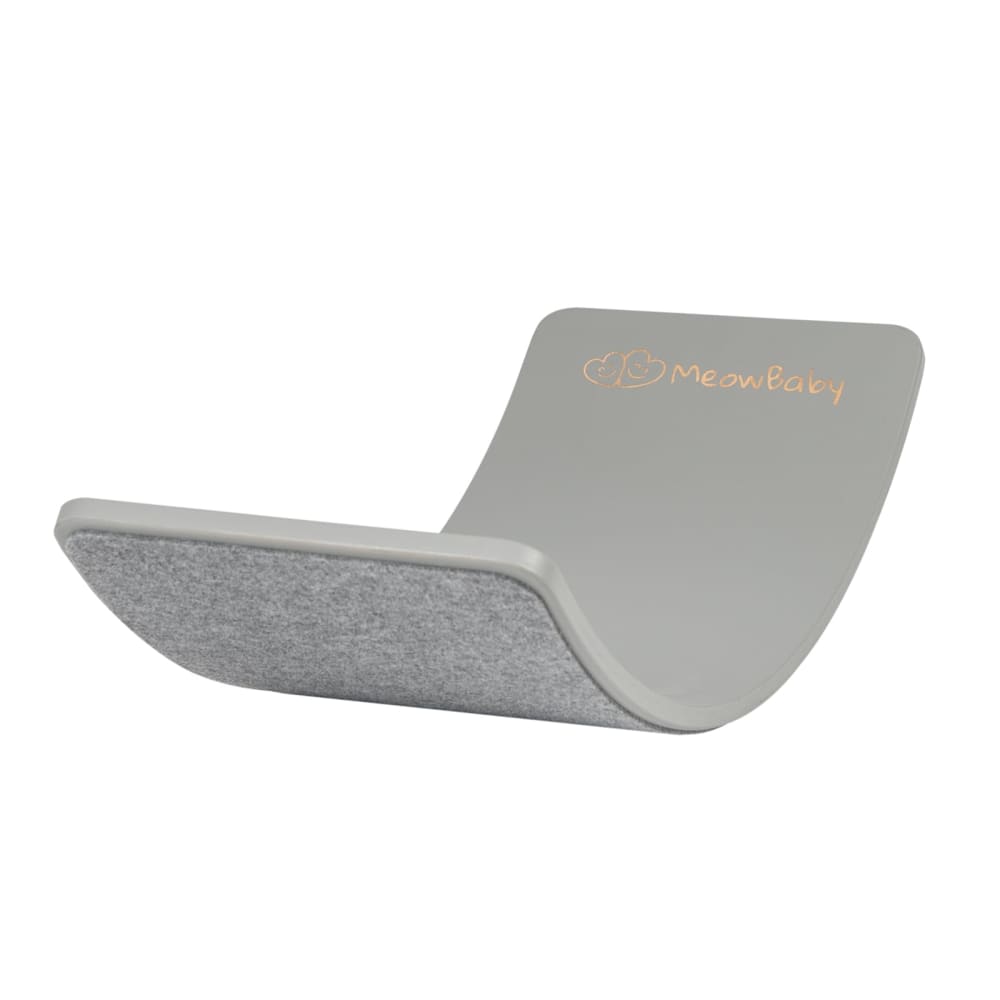 Tavola di equilibrio grigia con feltro grigio melange 80x30cm - Grigio - LEGNO