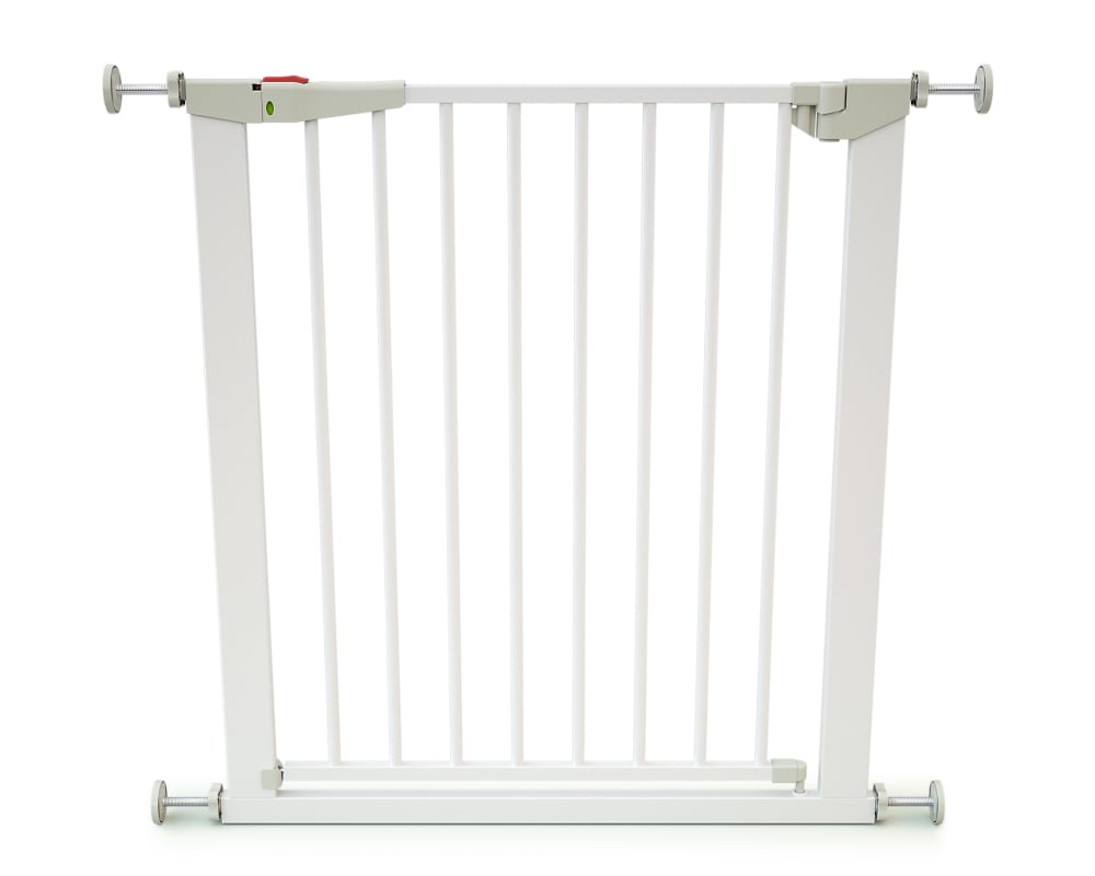Webaby Babyschutzgitter Stahl Weiß 72,5 und 79,5 cm WEISS METALL Baby