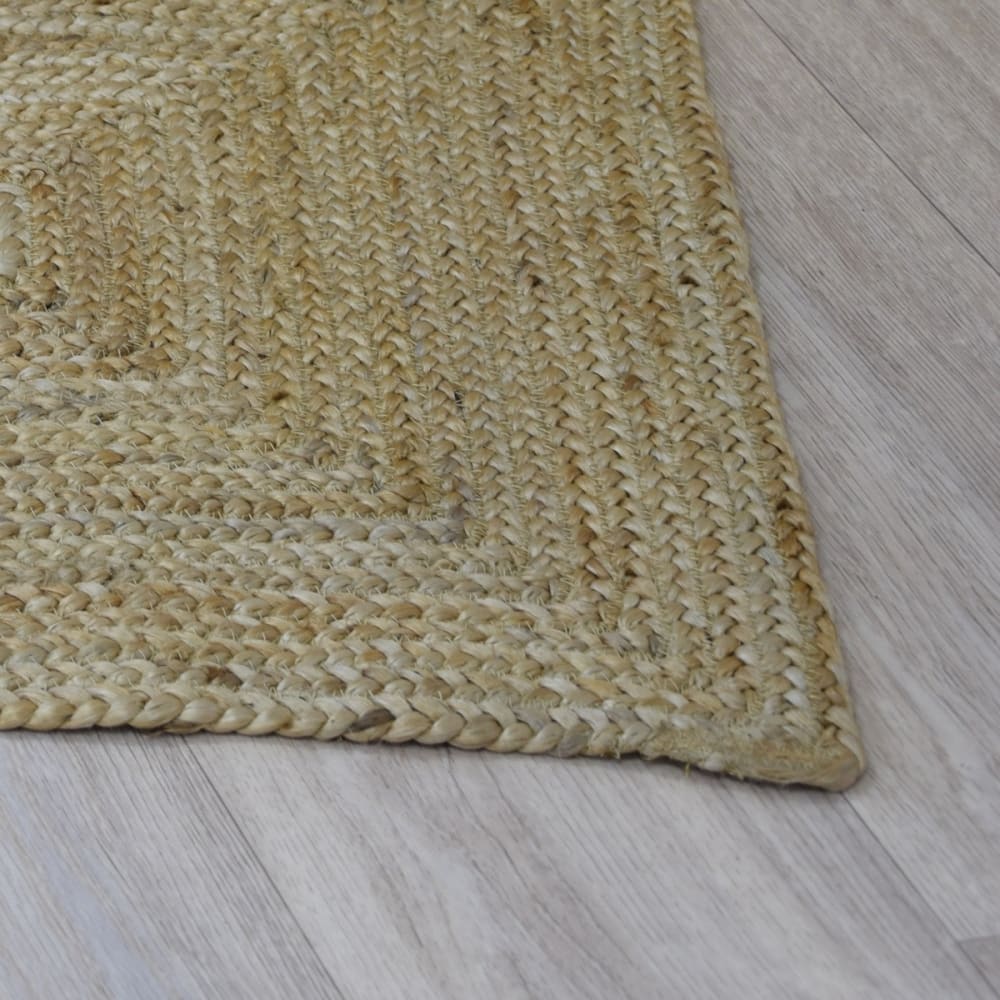 Tapis déco rectangle en jute 50x80cm — vue 4