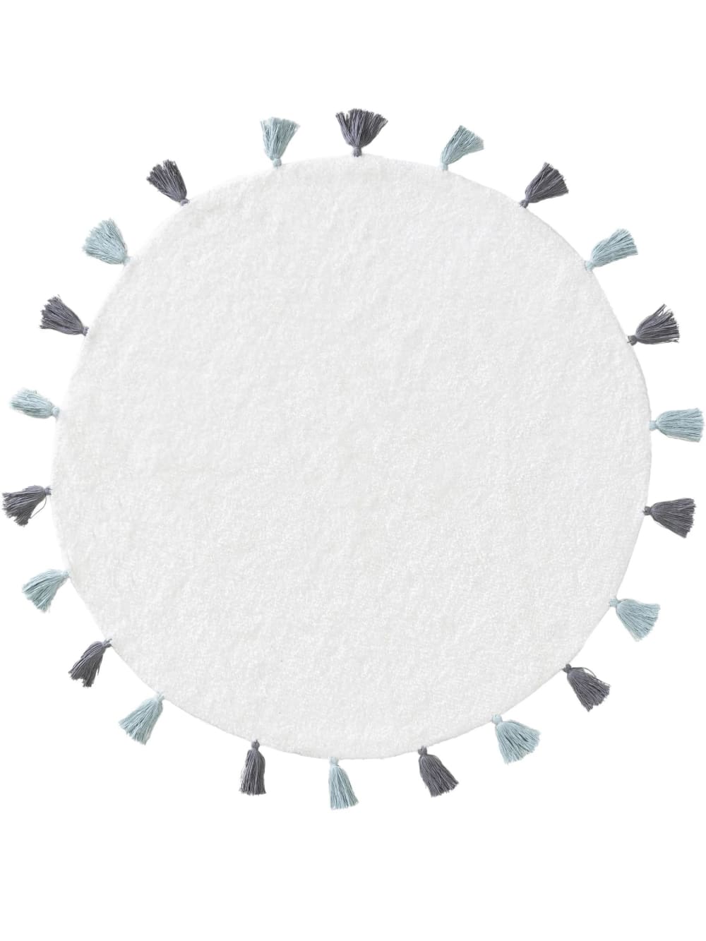 Waschbarer Kinderteppich blau D 120 rund - Maisons Du Monde