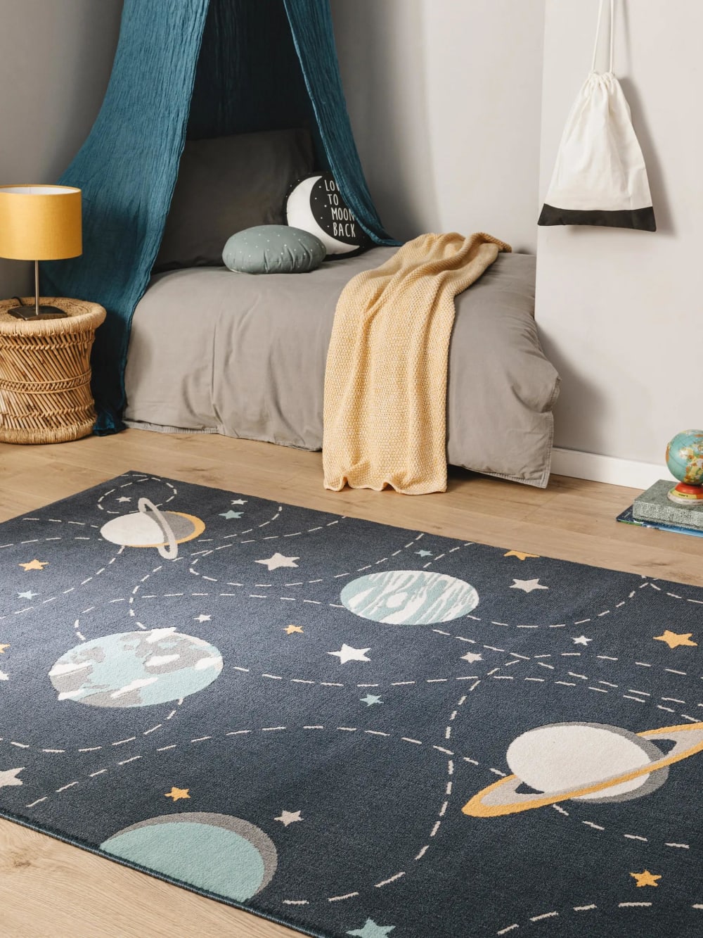 Kinderteppich blau 120x170 - Maisons Du Monde