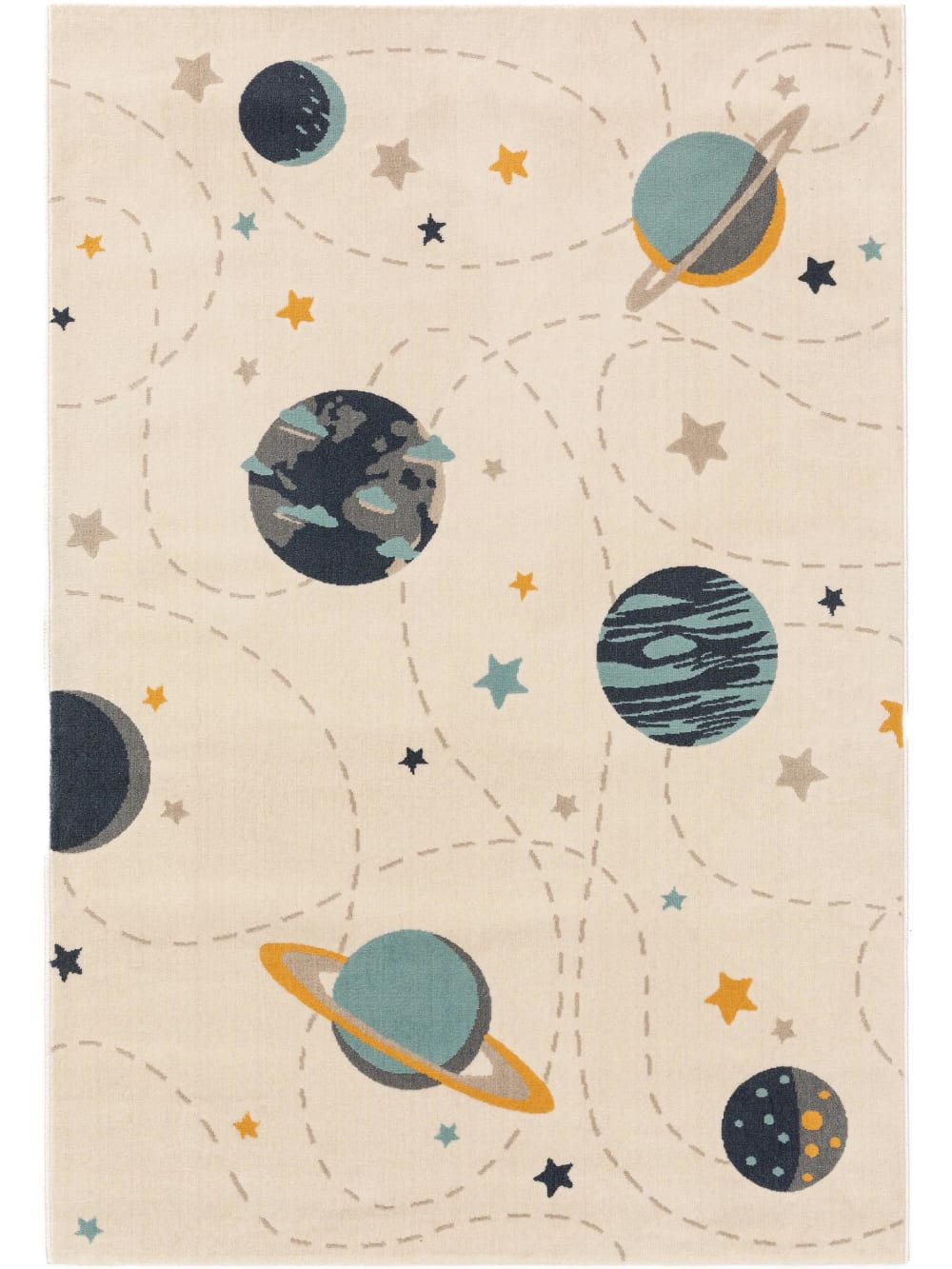 Alfombra niños crema 120x170