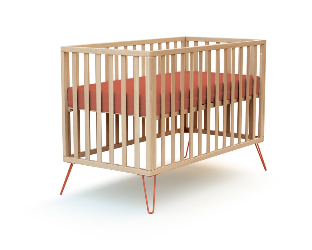 Lit bébé en bois terracotta 60 x 120 cm - Maisons du Monde