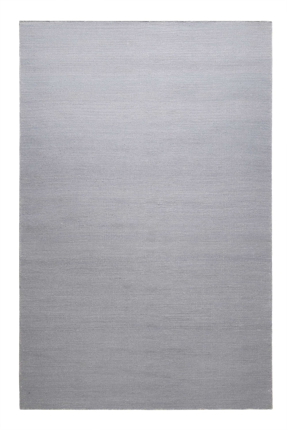 Alfombra kilim de algodón tejida a mano, gris claro 160x230