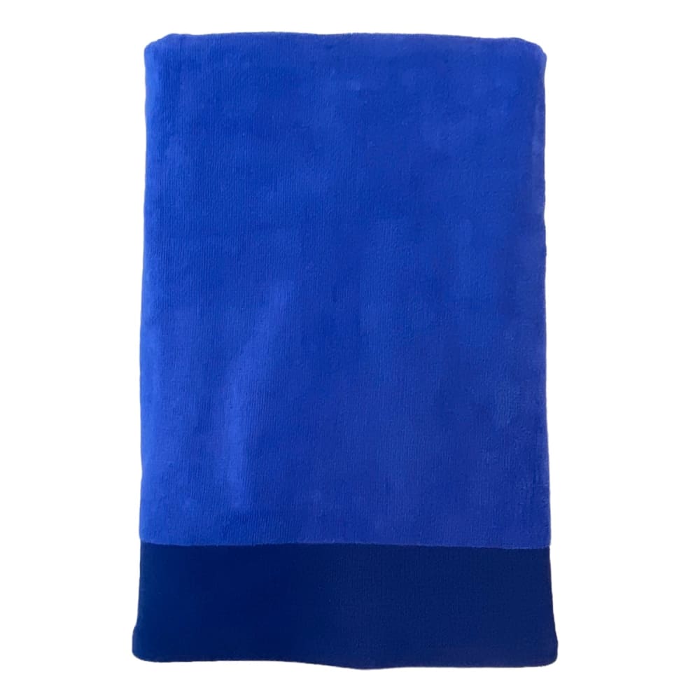 Serviette de bain éponge velours unie ''Shady'' Royal 90x160