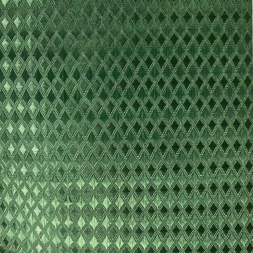 Rideau de douche classique tissu jacquard uni vert - Maisons du Monde