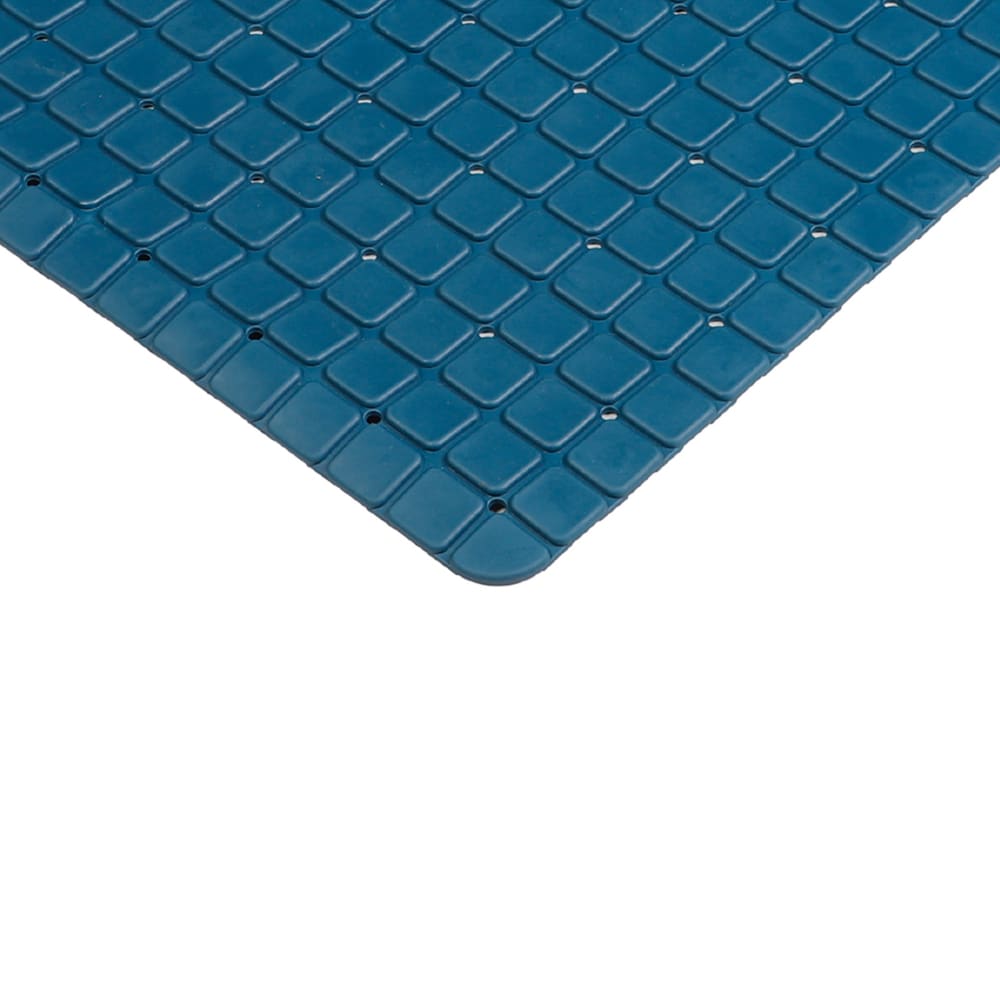 Tapis fond de baignoire antidérapant pvc bleu mosaic - Maisons du Monde
