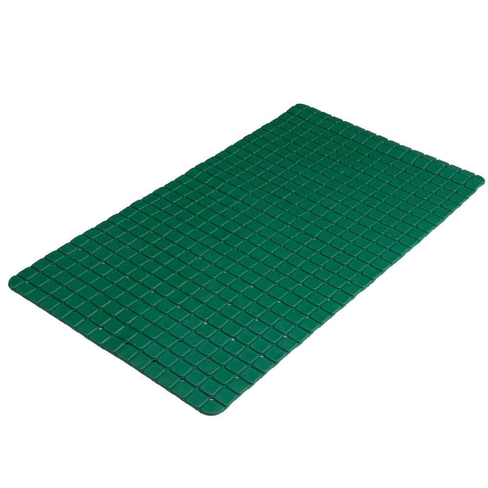 Tapis fond de baignoire antidérapant PVC vert mosaic
