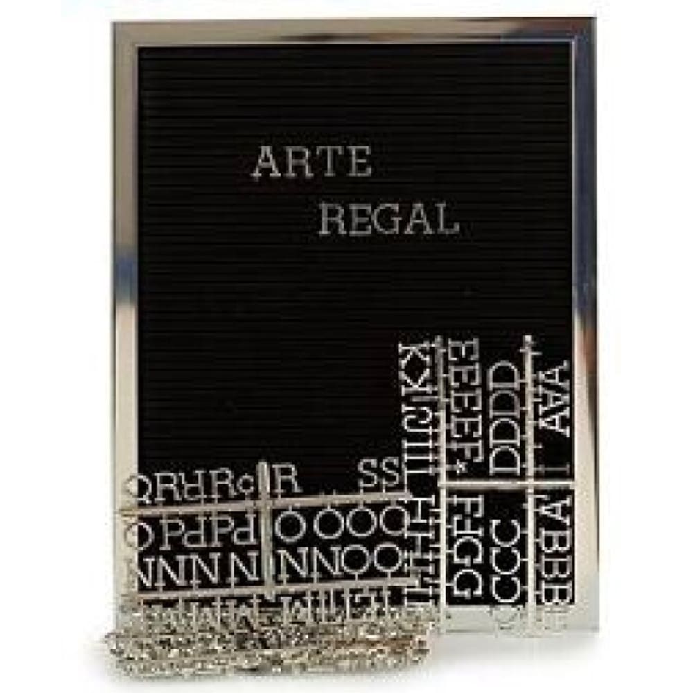 Tableau à lettres noir et argenté - Maisons du Monde