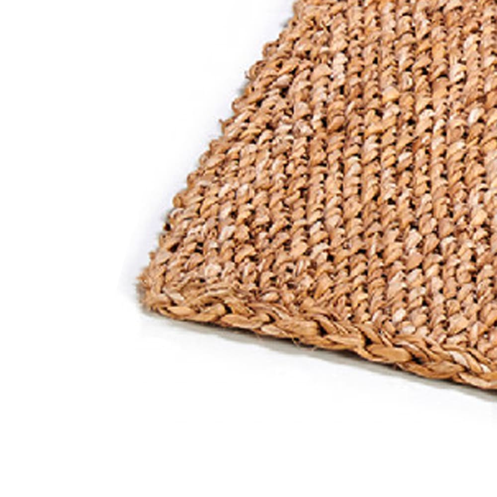 Tapis descente de lit tressé en jacinthe d'eau 90x60cm - Maisons du Monde