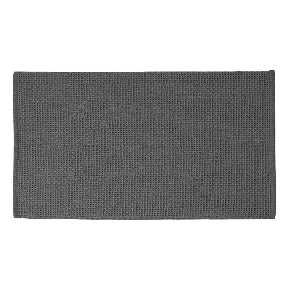 Ttapis de bain et descente de lit anthracite 60x100 cm