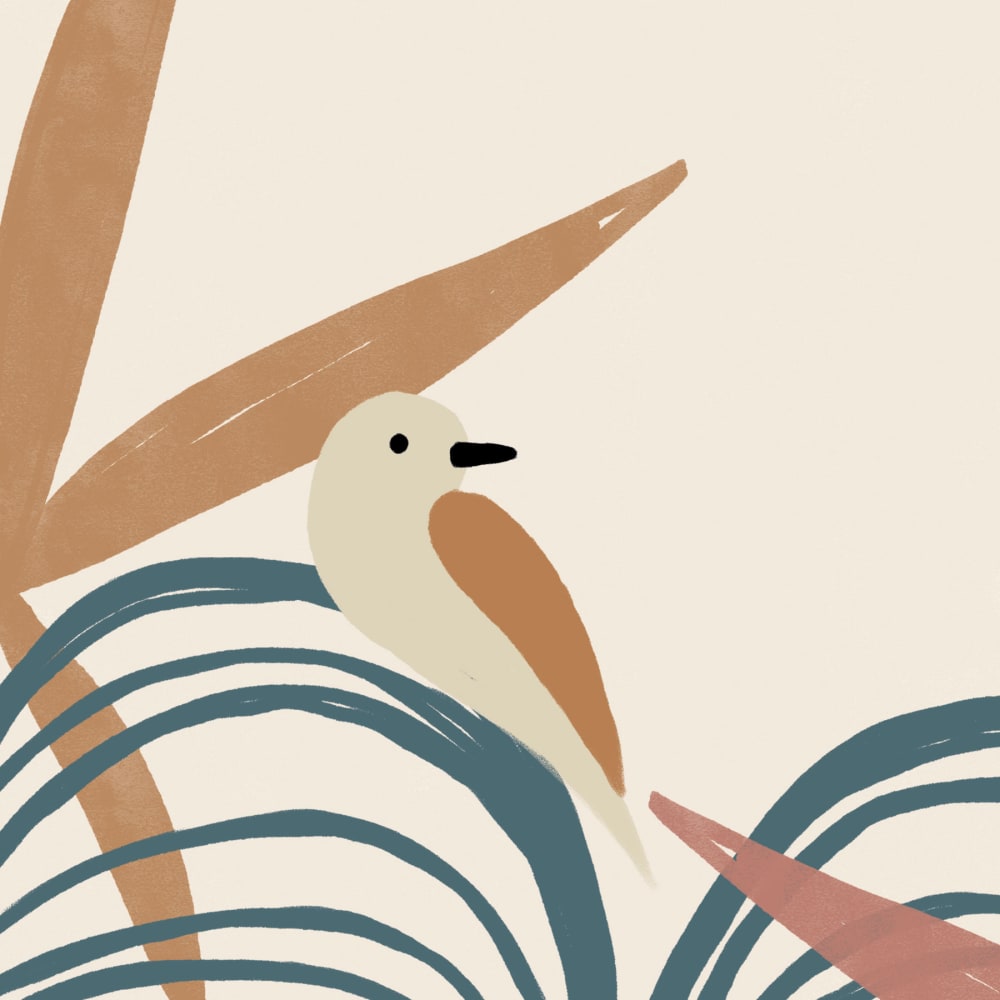Papier peint sauvages coloré, beige 375 x 250cm — vue 4
