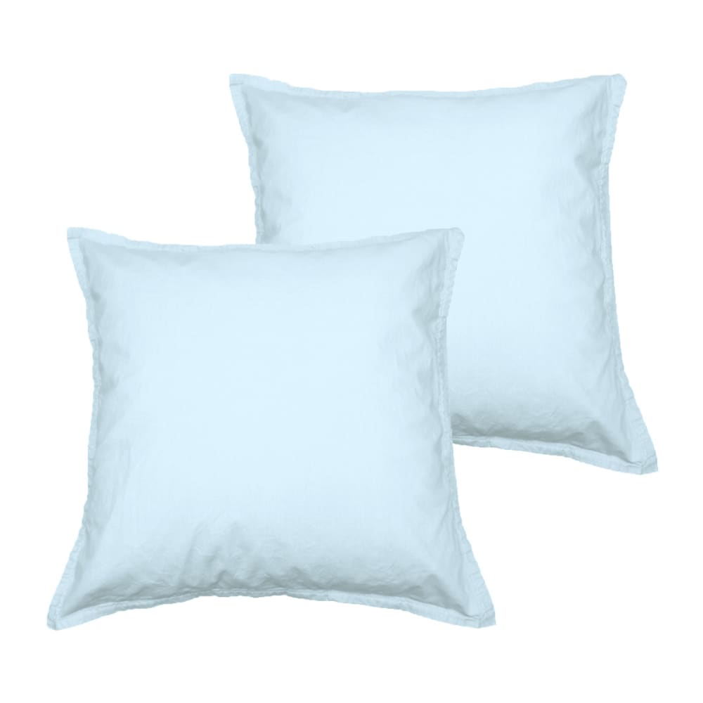 Lot de 2 taies d'oreiller en coton  nuage 65x65 cm