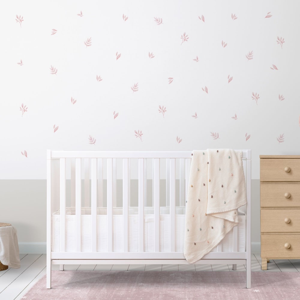 Stickers muraux plantes décoratives style aquarelle rose - Maisons du Monde