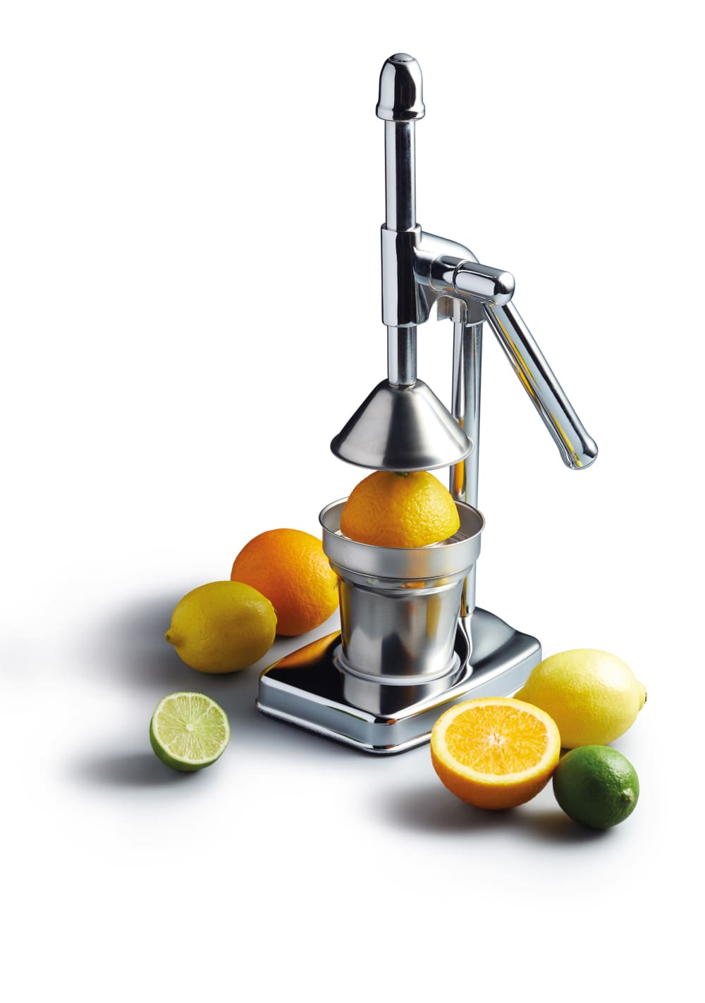 Extractor de jugo de palanca de acero inoxidable cromado plateado - Maisons du Monde