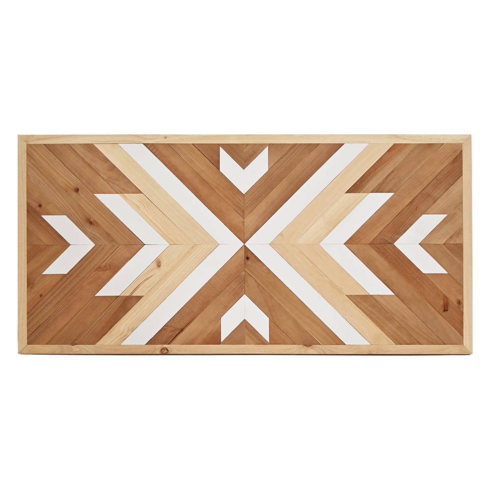 Tête de lit en bois de pin ethnique 165x80cm