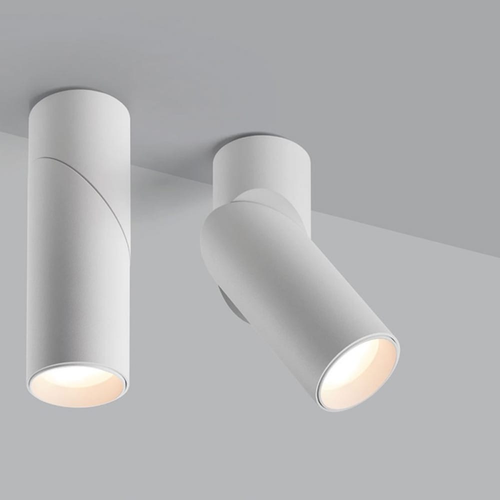 Spot orientable métal blanc — vue 4
