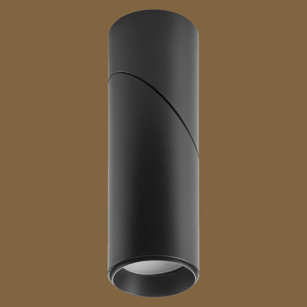 Spot orientable métal noir mat — vue 3