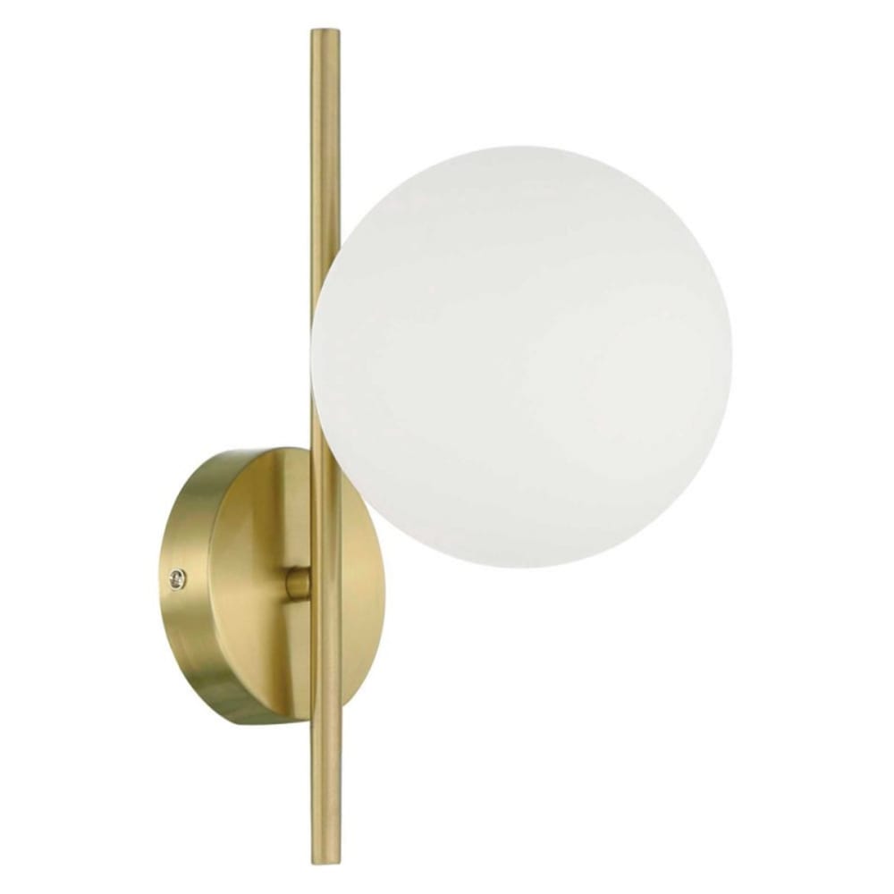 Applique laiton mat 1 globe