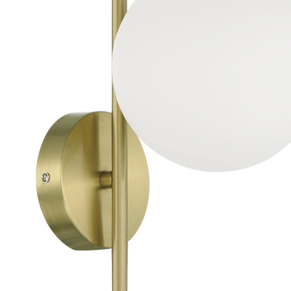 Applique laiton mat 1 globe — vue 4