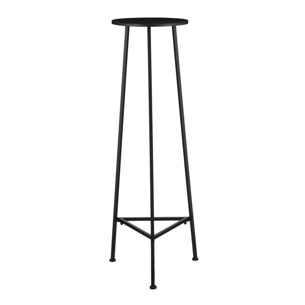 Tavolo per piante adine nero h120xb35xl35cm - Modello Industriale - Nero - Acciaio