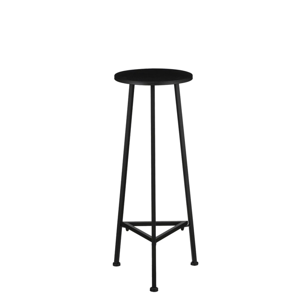 Table à plantes noir fer h80xl30xl30cm Table à plantes noir fer h80xl30xl30cm