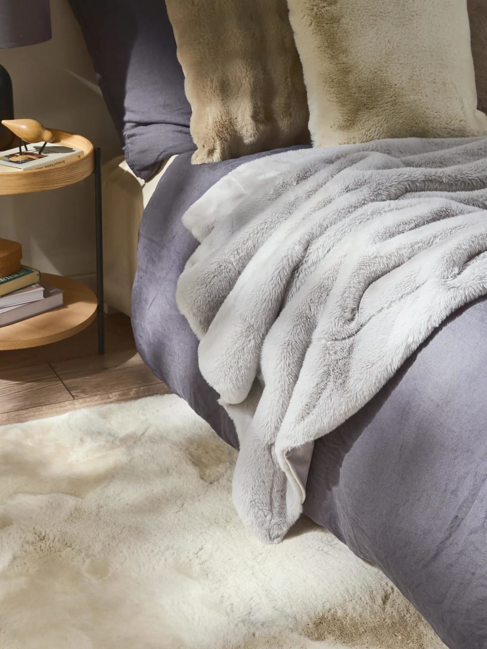 Manta gris 150x200 - Maisons du Monde