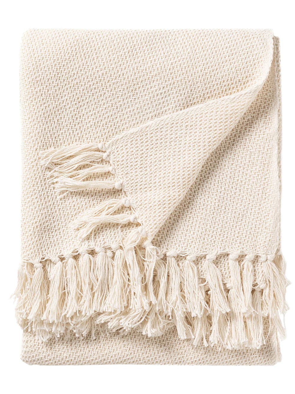 Couverture en coton ivory 125x150