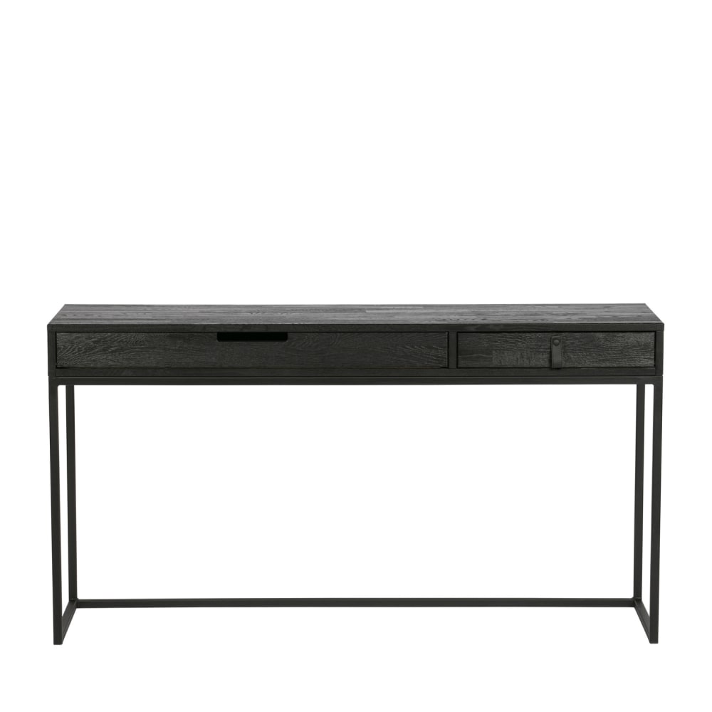 Bureau en bois noir Bureau en bois noir